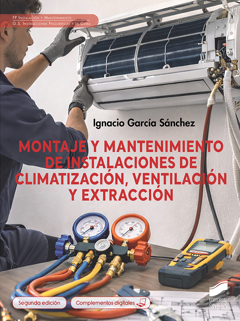 Portada del título montaje y mantenimiento de climatización, ventilación y extracción (segunda edición)