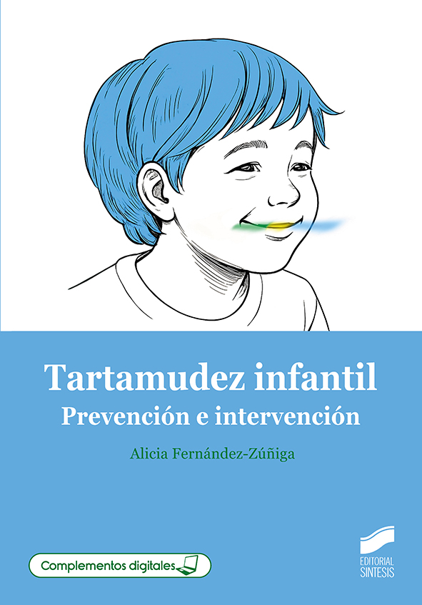 Portada del título tartamudez infantil. prevención e intervención