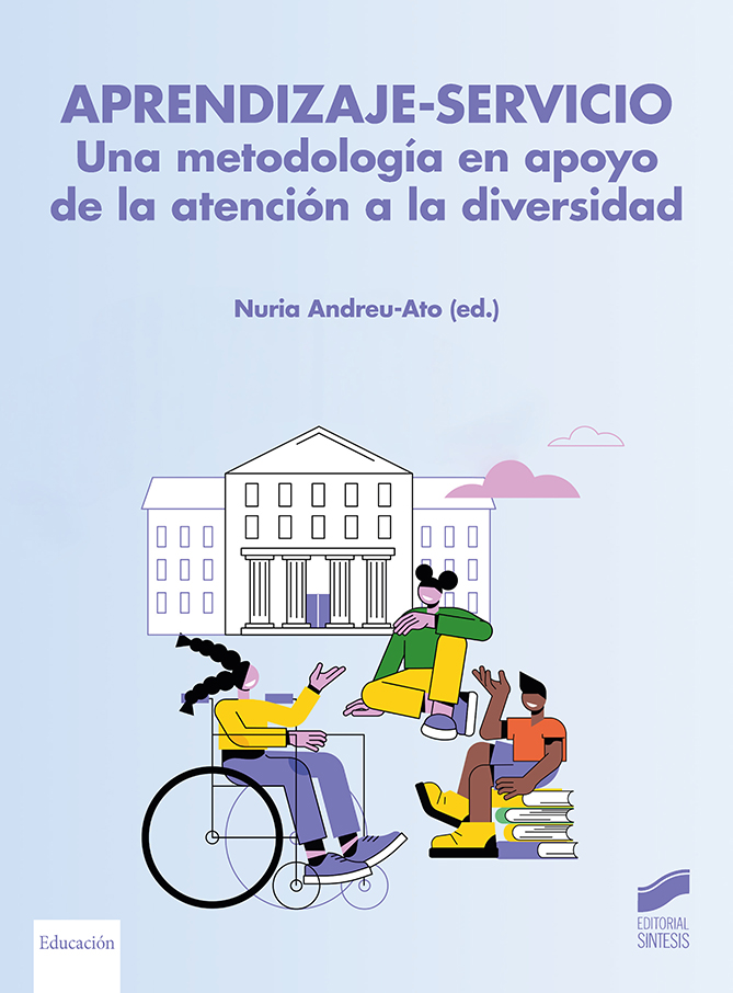 Portada del título aprendizaje-servicio. una metodología en apoyo de la atención a la diversidad
